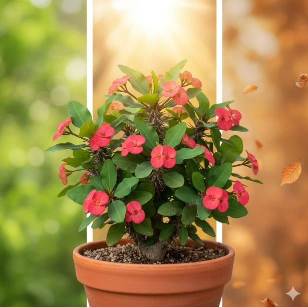 Dikenler Tacı bakım rehberi – temel bakım, sulama ve ışık dengesi