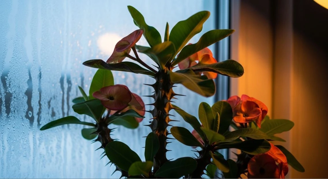 Kışın cam önü ışığı ve güneş yanığı