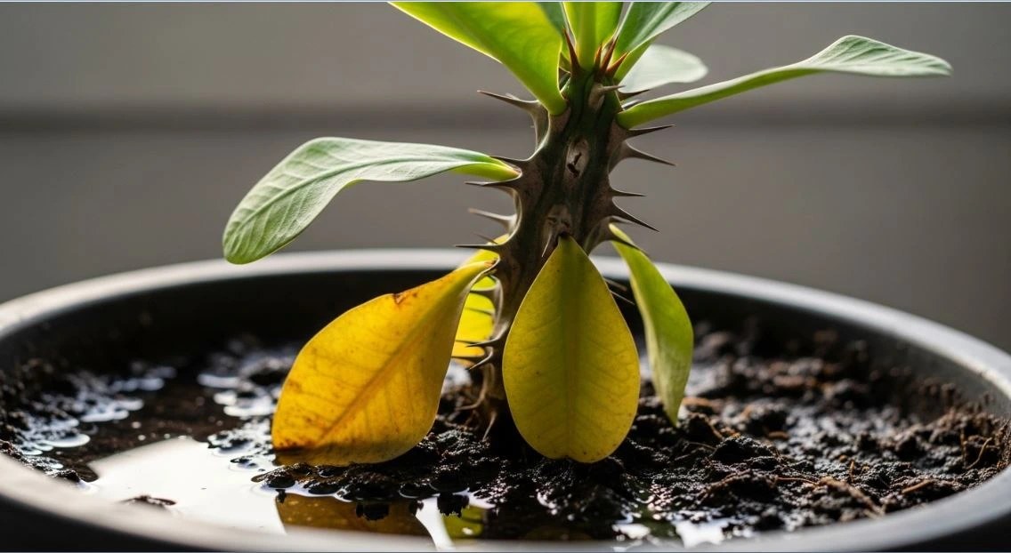 Dikenler Tacı kök çürümesi ve fazla sulama rehberi